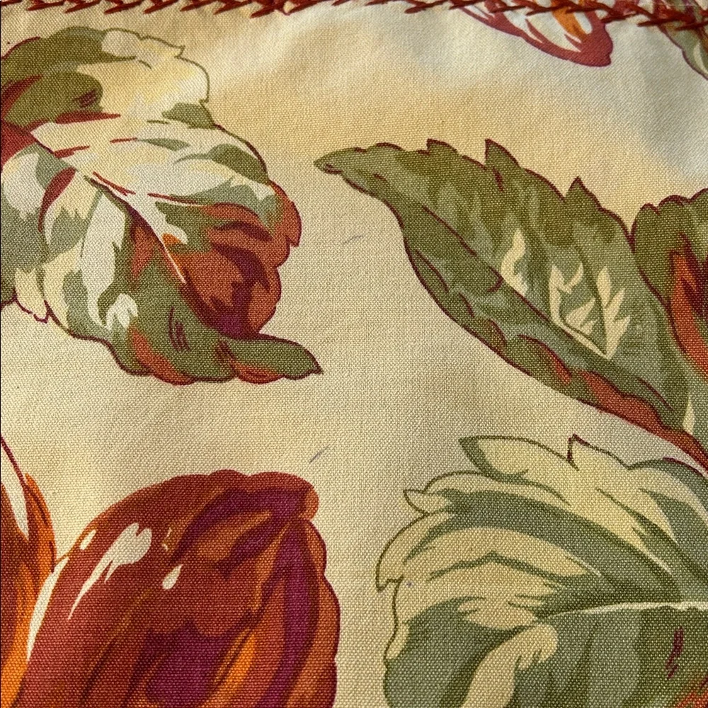 April Cornell Set Of Four French Country Fall Floral Fabric Placemats